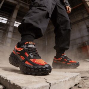 ASIAN Men THUNDER-07 Stylish Casual Mid Top Sneaker and Trendy Shoes with Laces for Men & Boys, Perfect, College, Parties and Outings, Lightweight, Comfortable, and Durable for All-Day Use
